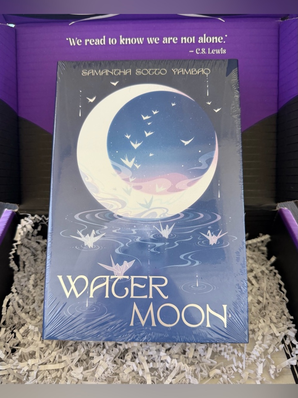 Owlcrate Water Moon by Samantha Sotto Yambao SPRAYED EDGES SIGNED SEALED New